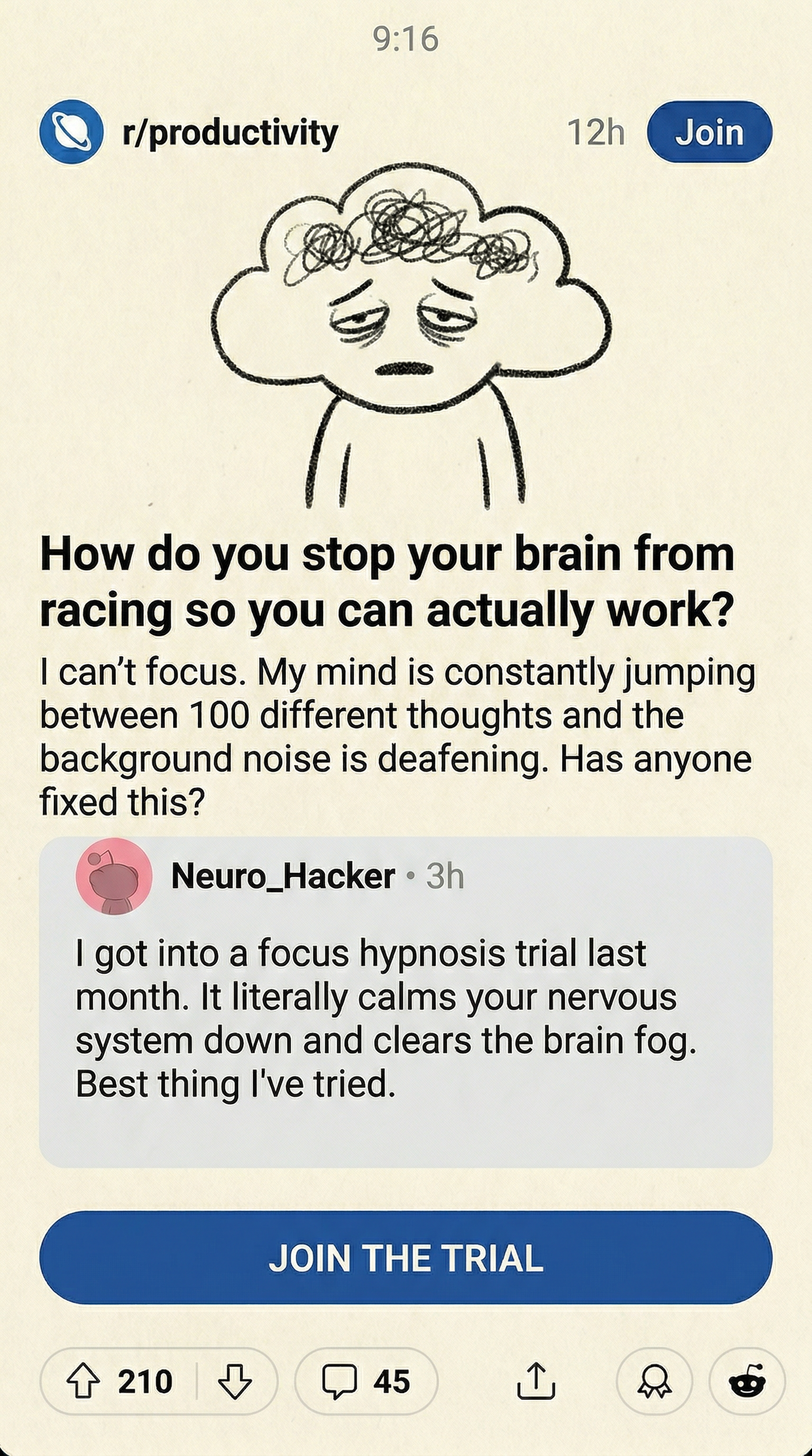 Hypnotherapist Dr. Nicole Green Facebook ad