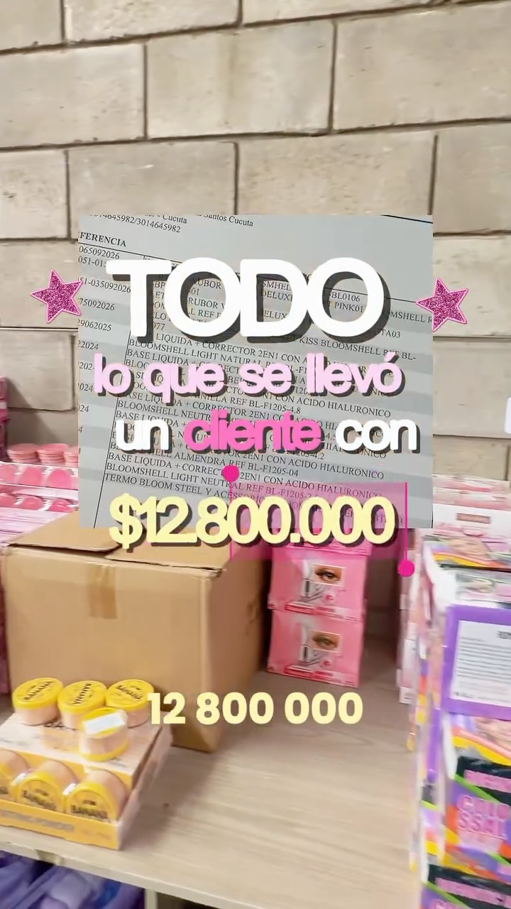 Distribuciones Cosmeticas Facebook ad: ¿Todo esto por $12.800.000?