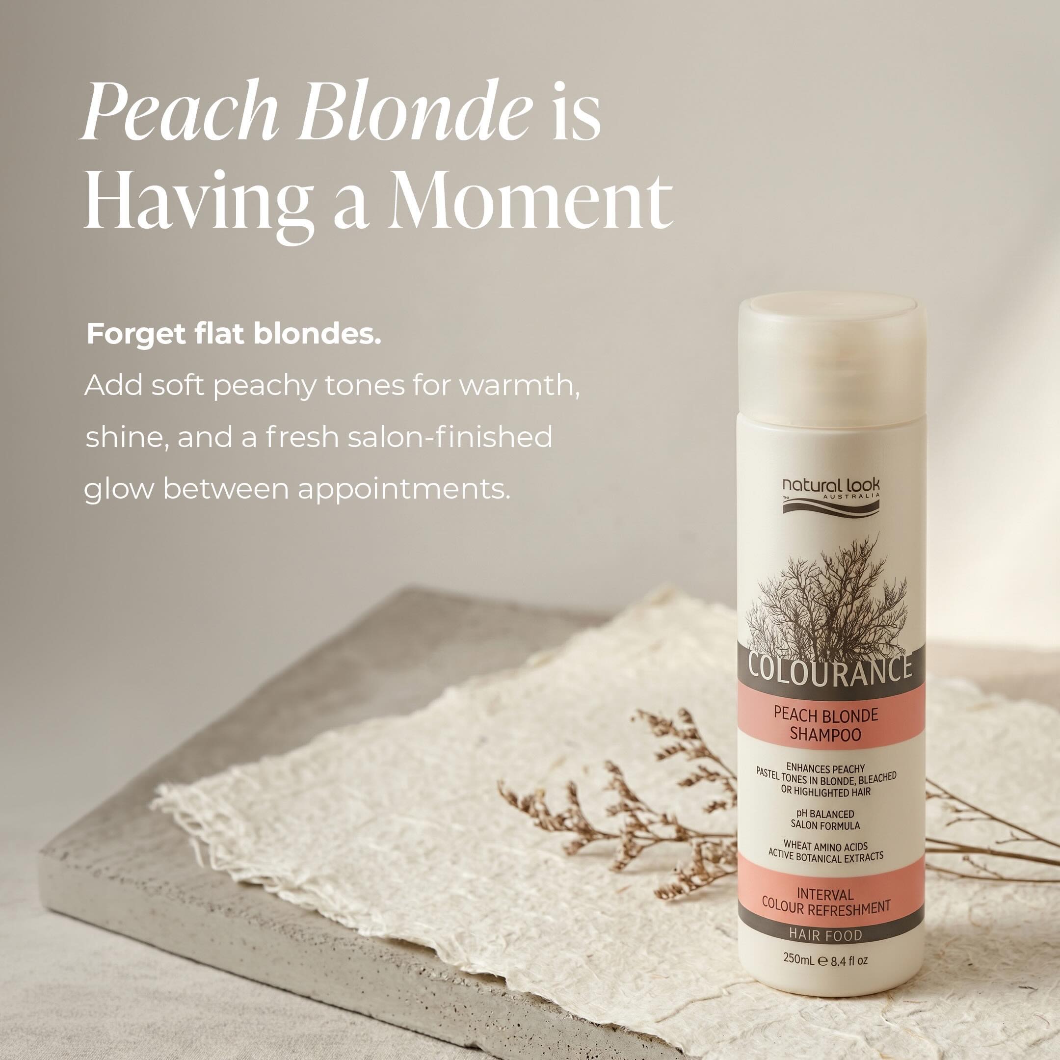Styleicons by Instyle Facebook ad: Meet Peach Blonde Shampoo.