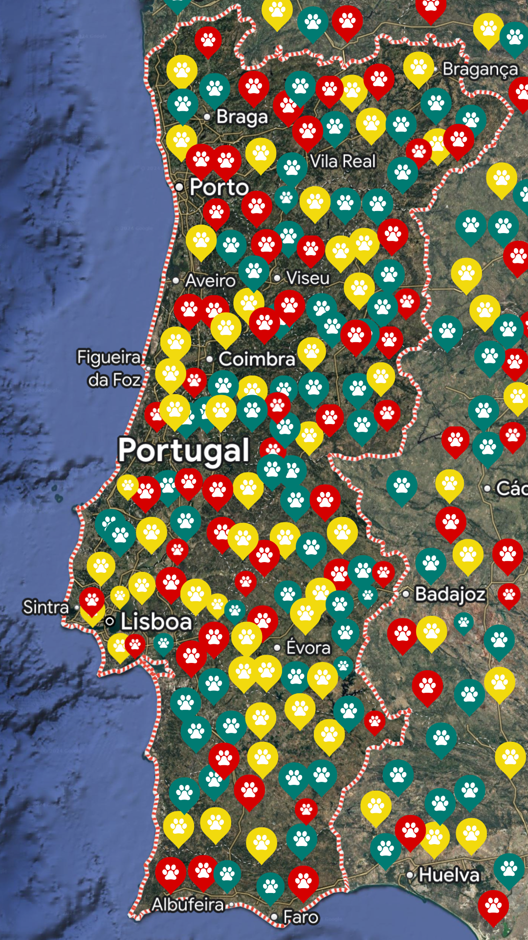 DogPack Facebook ad: Áreas para Cães em Portugal