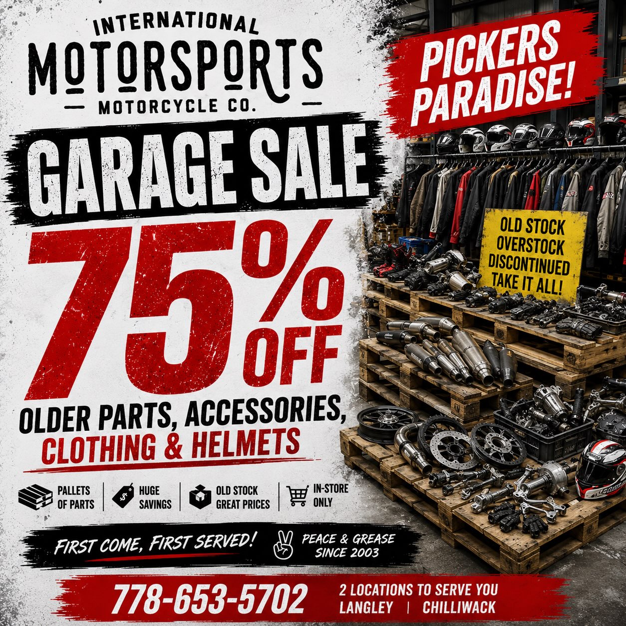 International Motorsports Motorcycle Company Facebook ad