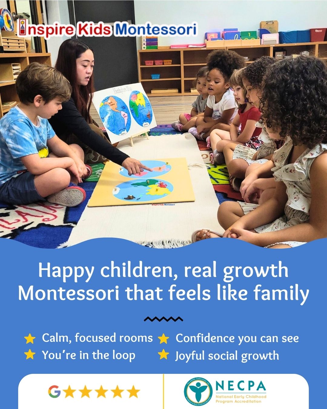 Inspire Kids Montessori Facebook ad