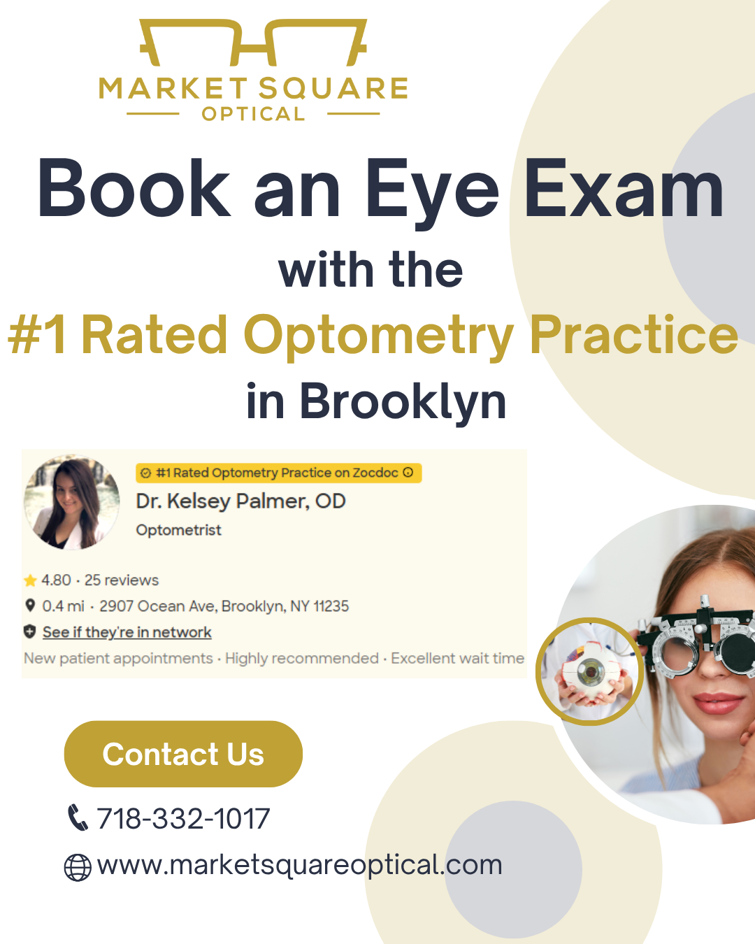 Market Square Optical Facebook ad