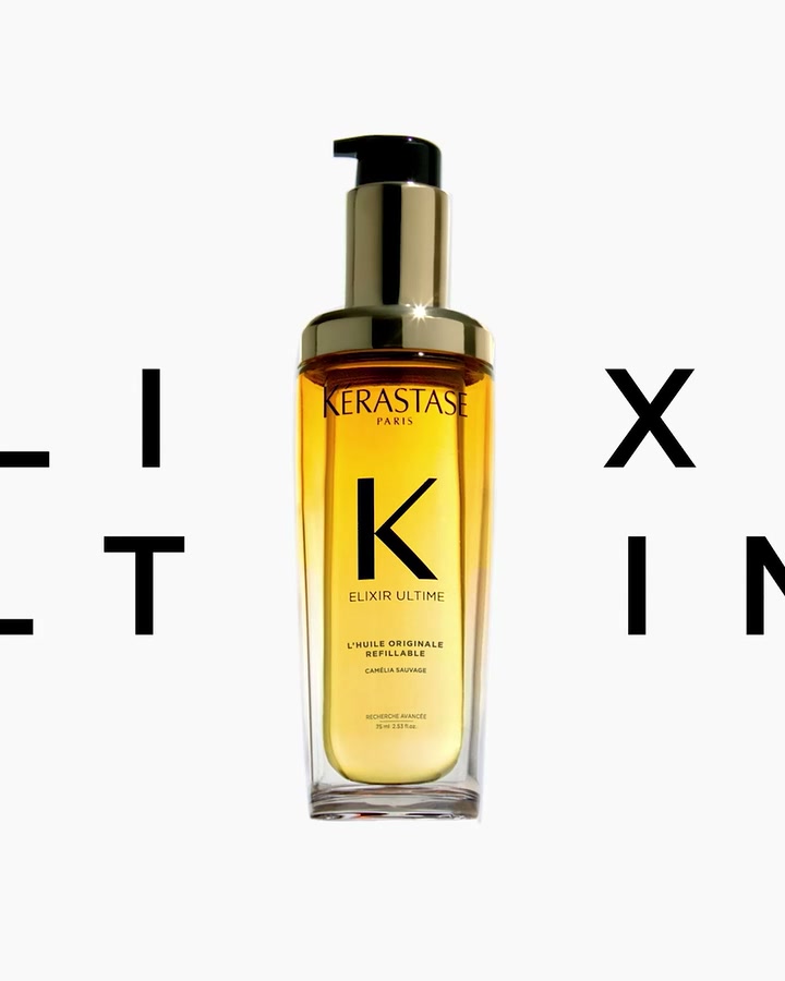 Kérastase Facebook ad: Aceite capilar de lujo