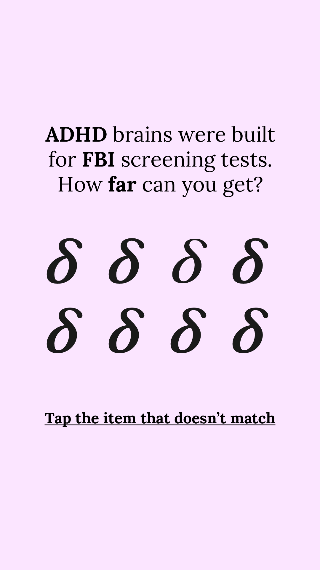 Brain Health Check Facebook ad