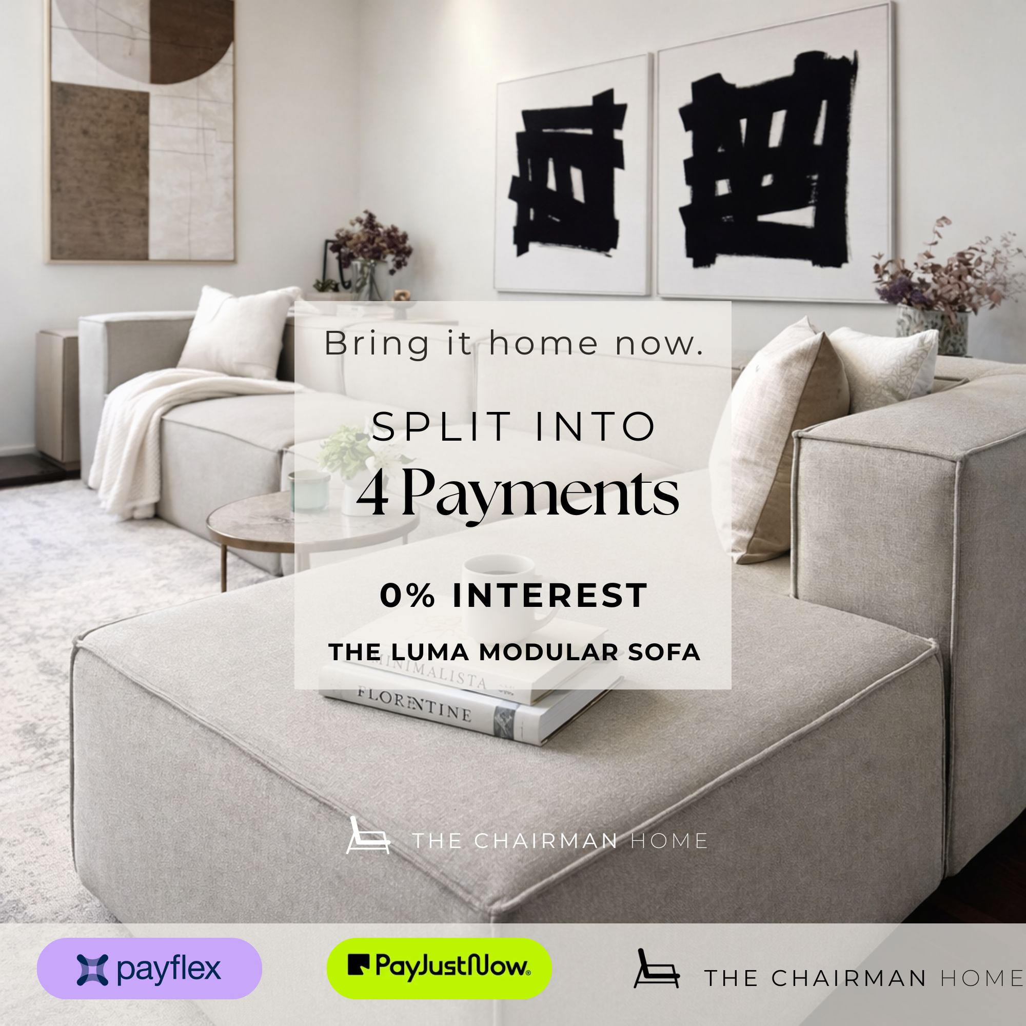 The Chairman Home Facebook ad: 20% OFF | Limited Time Only