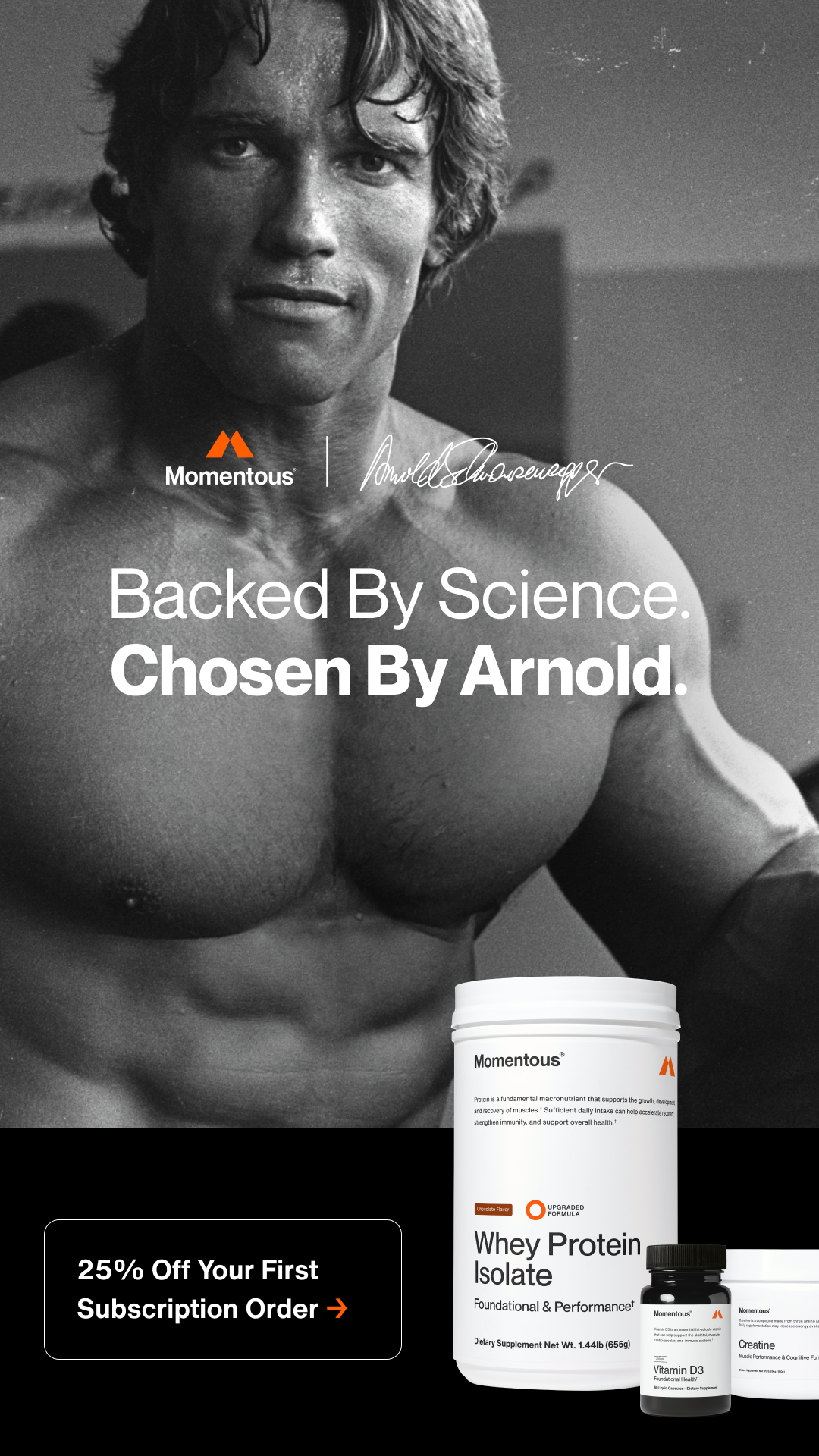 Momentous Facebook ad