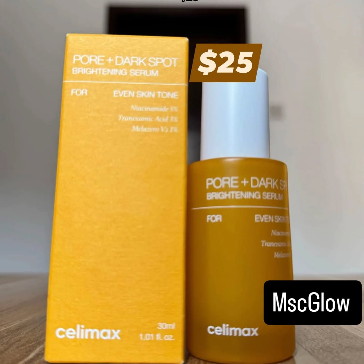 Msc Glow Facebook ad from Nov 17, 2025