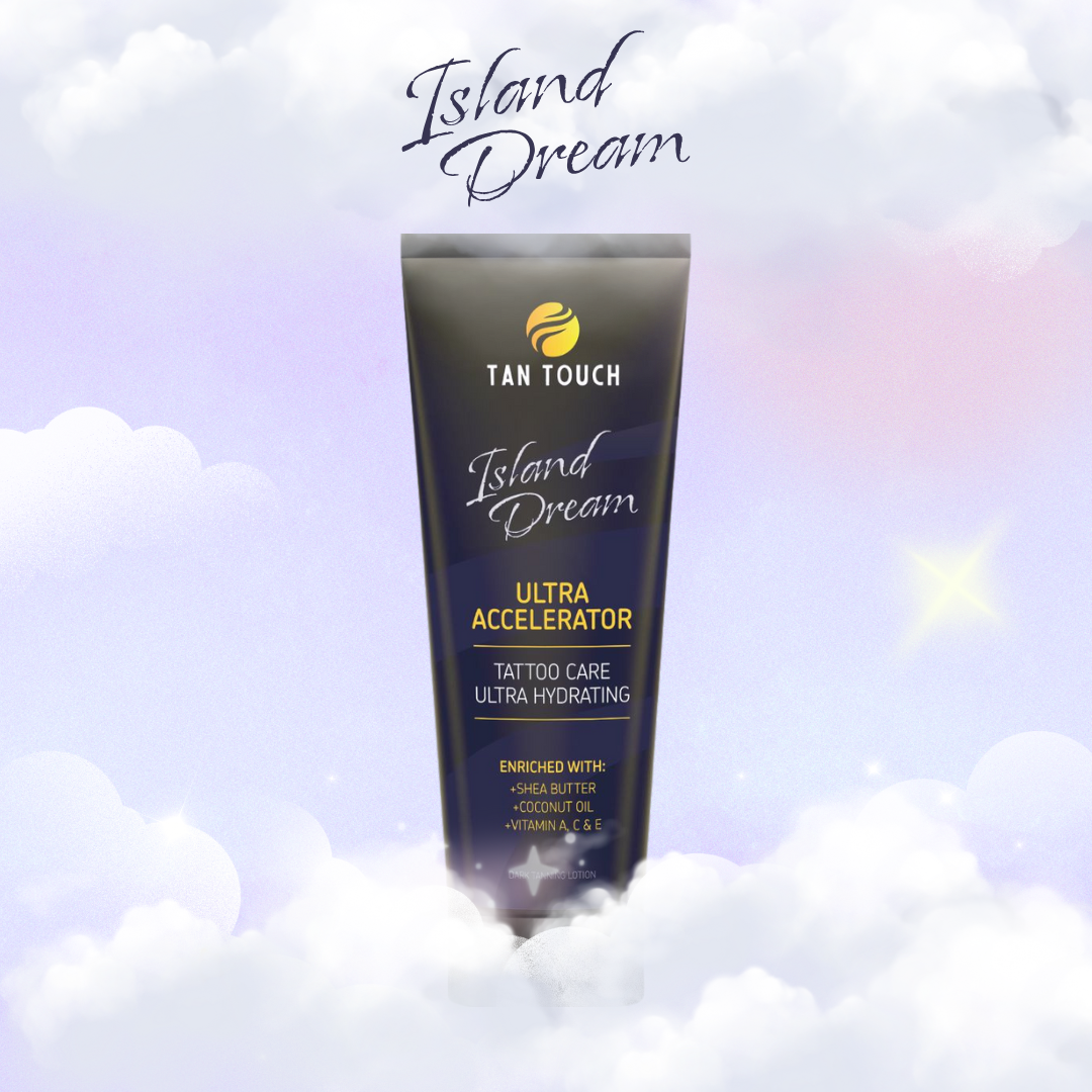 Tan Touch UK Facebook ad: Discover Island Dream Ultra Accelerator, a Luxurious…