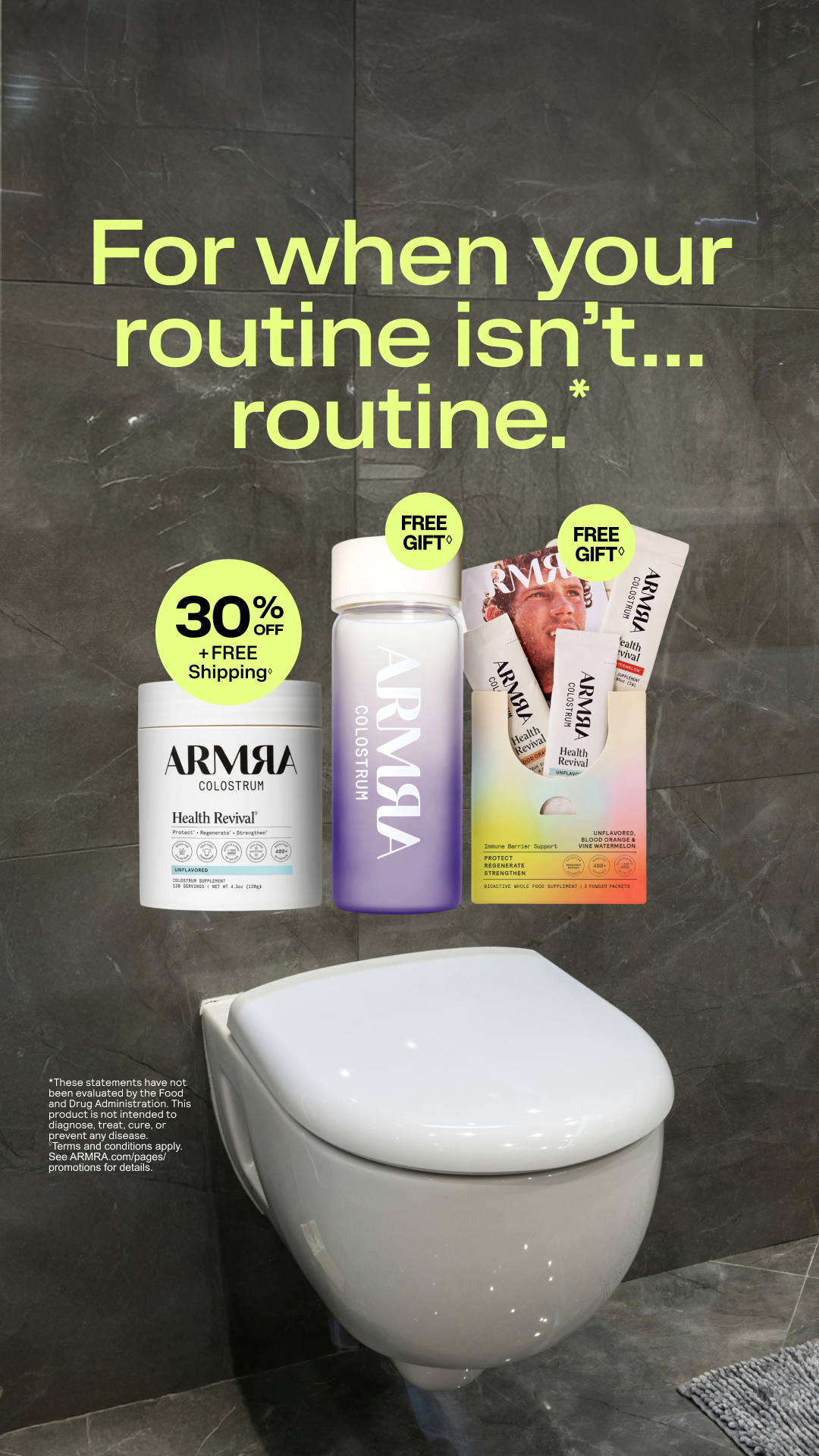 ARMRA Facebook ad