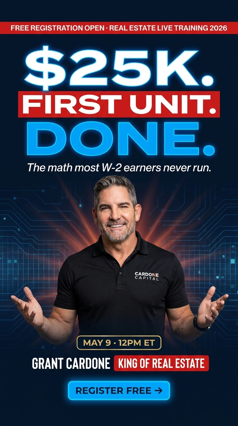 Grant Cardone Facebook ad