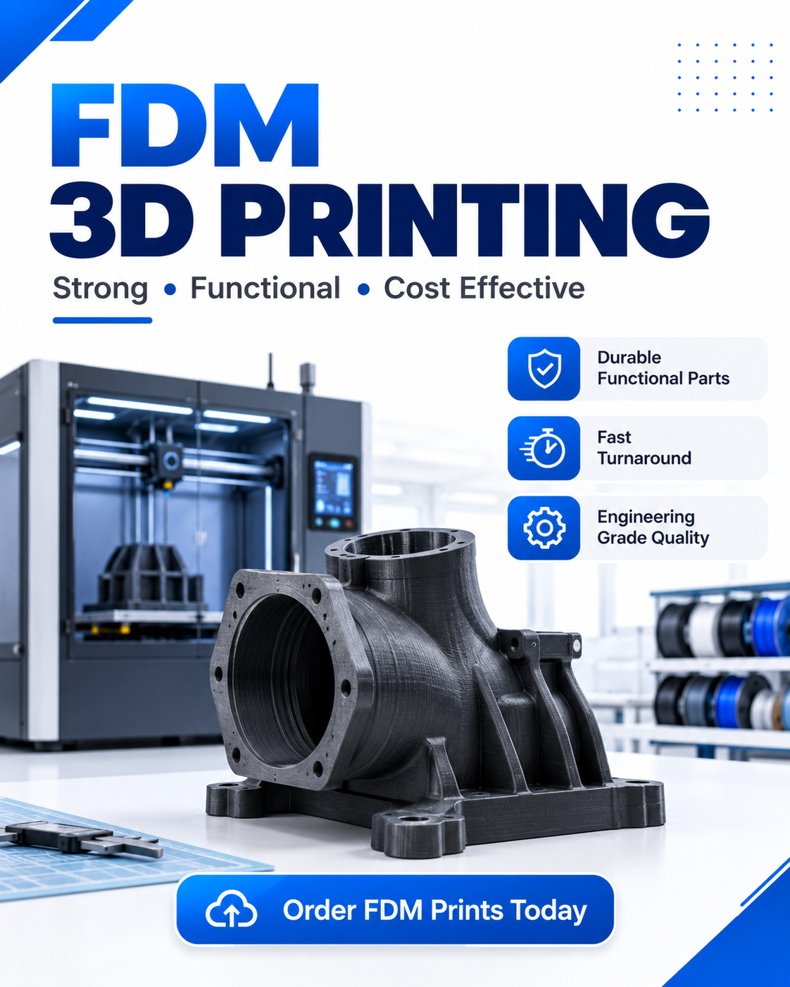 Zbotic.in Facebook ad: FDM 3D Printing Service