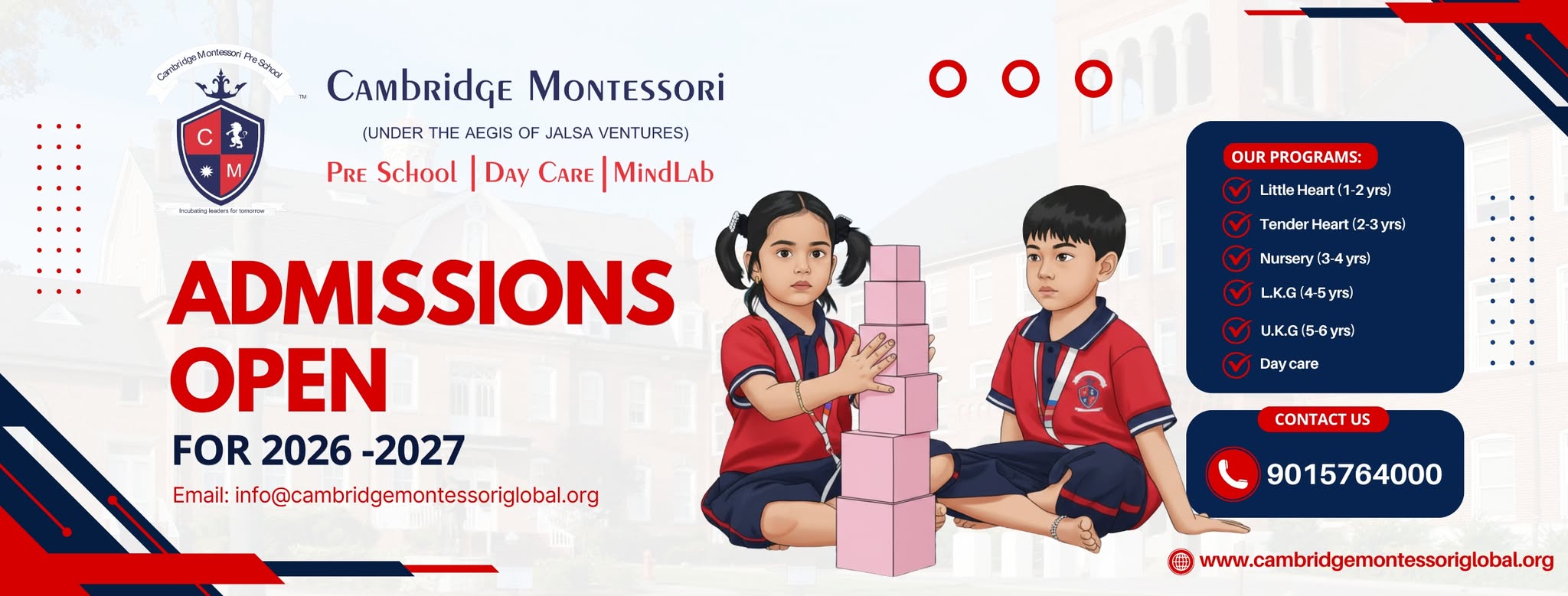Cambridge Montessori Preschool & Day Care Facebook ad