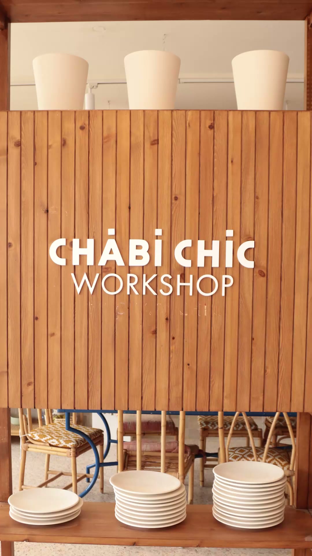 CHABI CHIC Workshop Facebook ad: Book Your Pottery Workshop