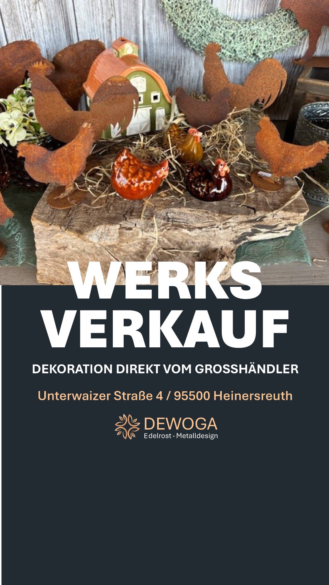 DEWOGA GmbH Edelrost-Metalldesign Facebook ad