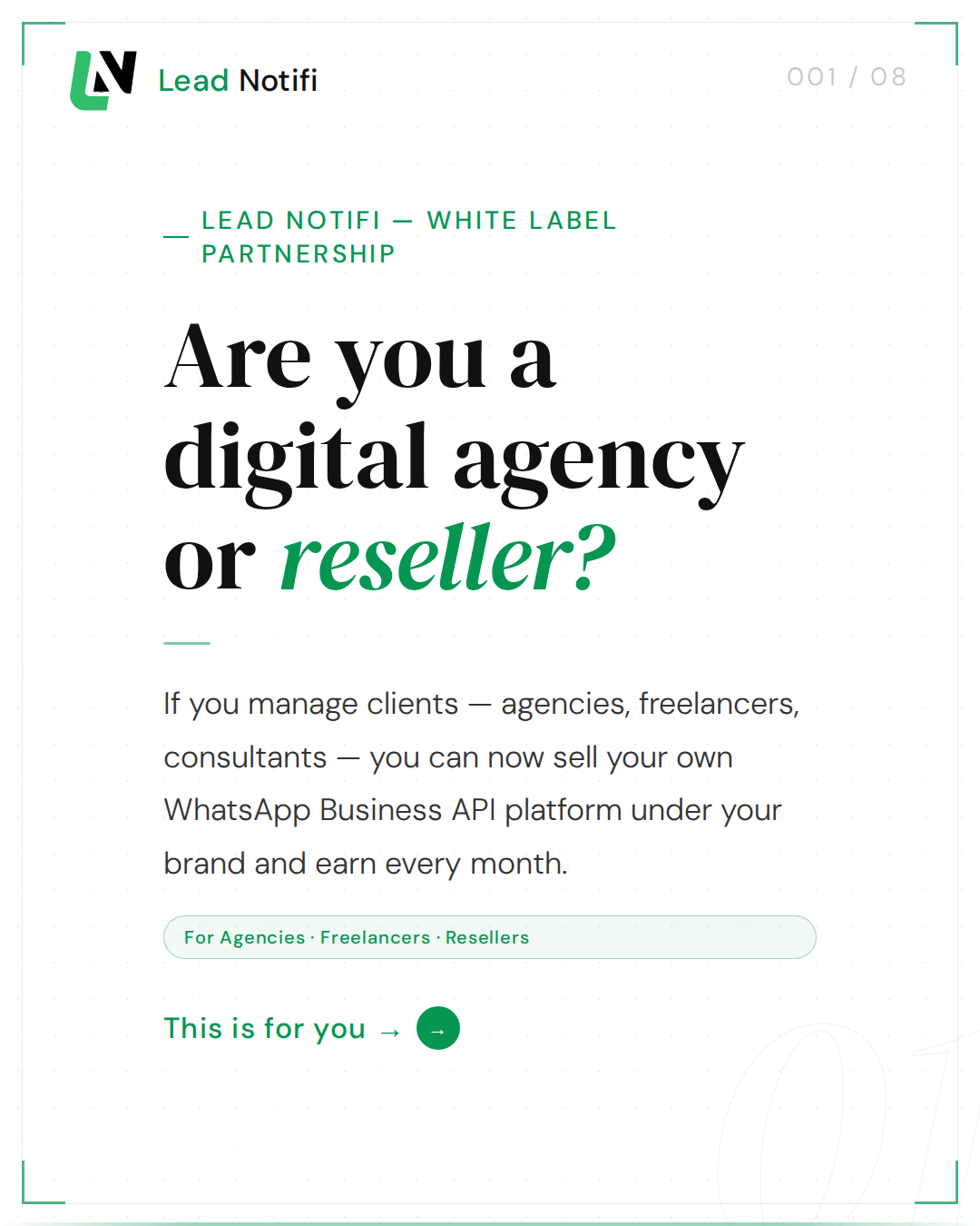 Lead Notifi Facebook ad: Agencies across India are earning ₹50,000-₹5,00,000 per…