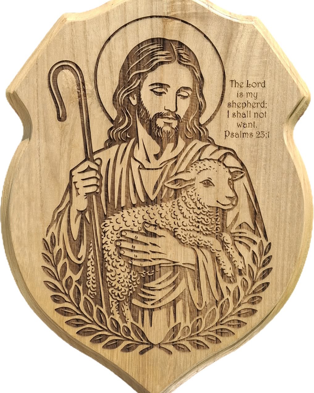 Maro Azab Facebook ad: 3D laser engraved wood art. Size: 12Wx16Hx0.75 inch…