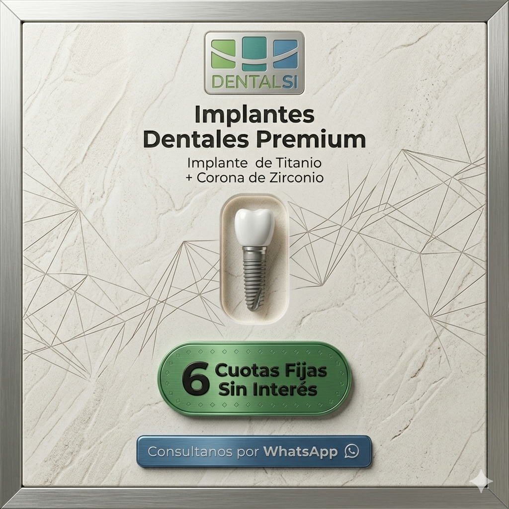 Dental Si Facebook ad: Recuperá tu sonrisa con implantes de última generación