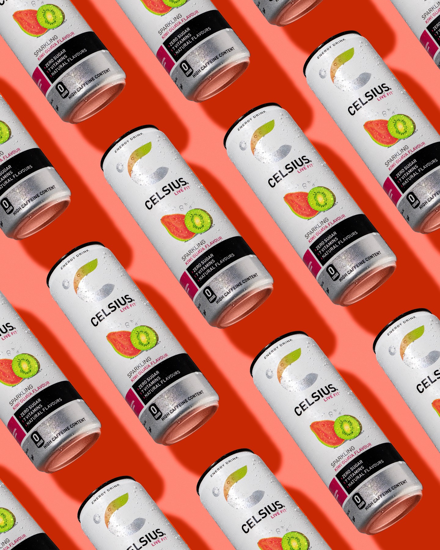 Celsiusuk Facebook ad: Kiwi Guava, the flavour you keep coming back…
