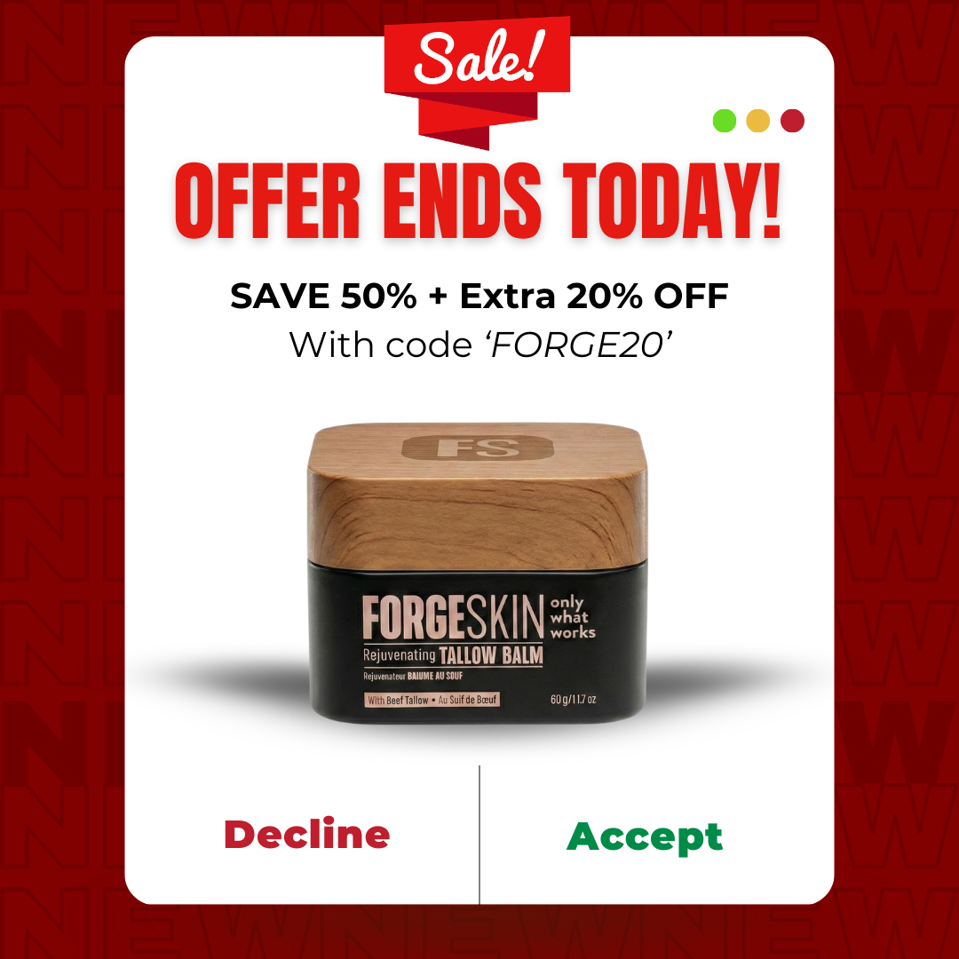 Forge Men Facebook ad