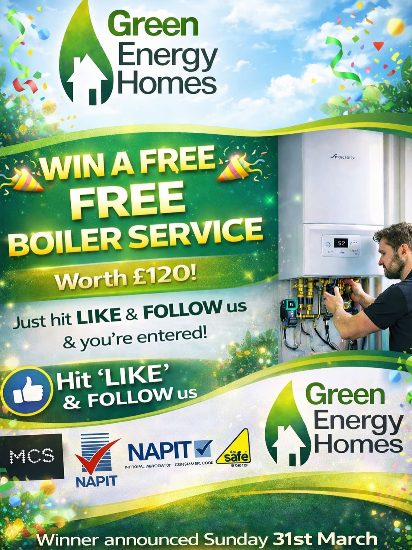 Green Energy Homes Facebook ad