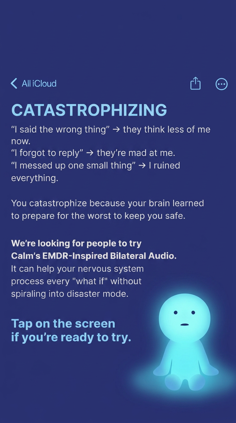Calm Facebook ad