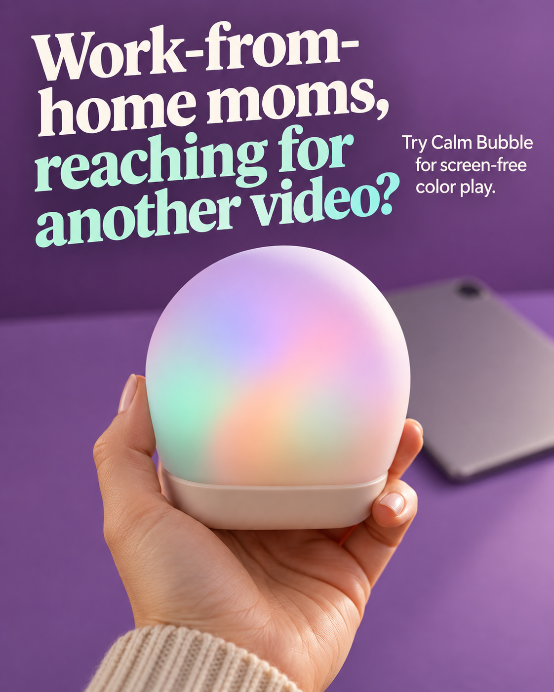 The Daily Useful Facebook ad: Choose your Calm Bubble bundle.