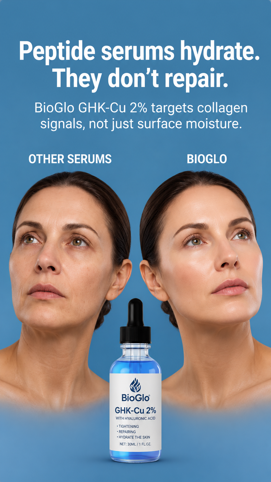 BioGlo Facebook ad from Aug 6, 2026