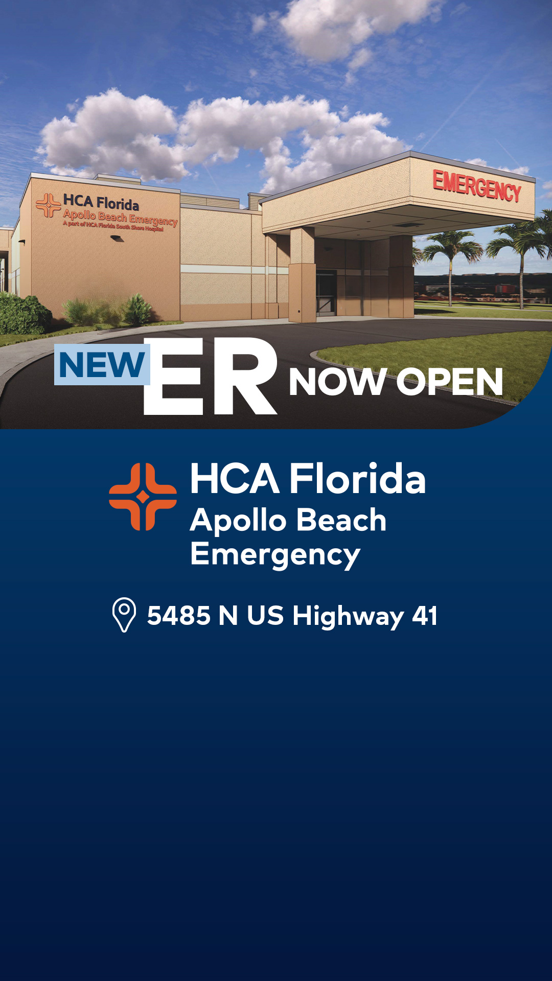 HCA Florida South Shore Hospital Facebook ad from Jan 9, 2026