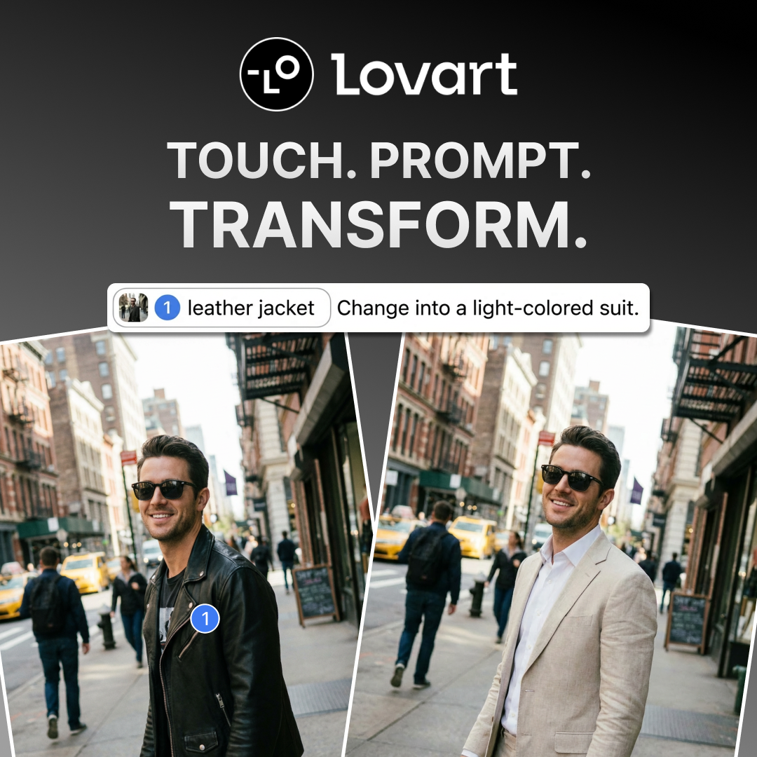Lovart AI Facebook ad: Start Creating on Lovart