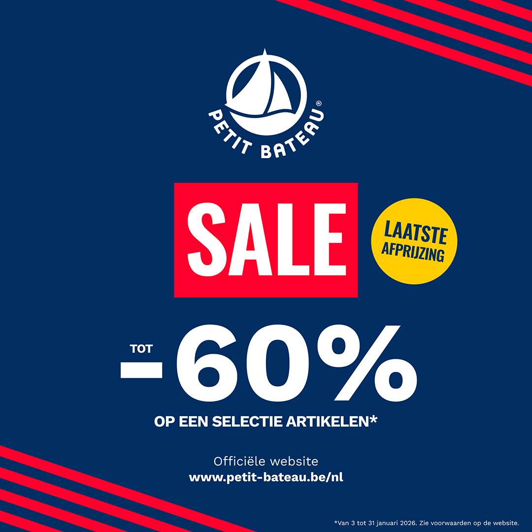 Petit Bateau Facebook ad: Laatste Afprijzing: Tot -60%*