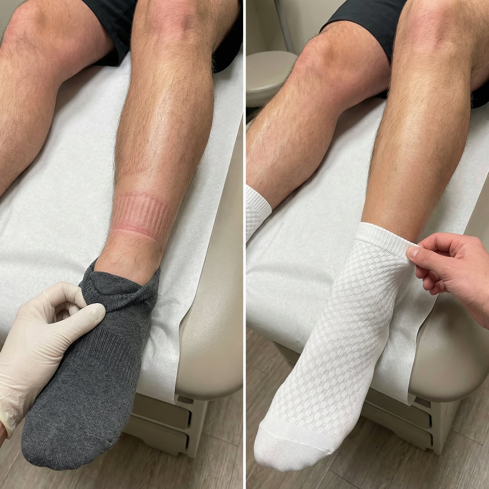 Dr. Arnault - Circulation Veineuse Facebook ad: Chaussettes sans compression