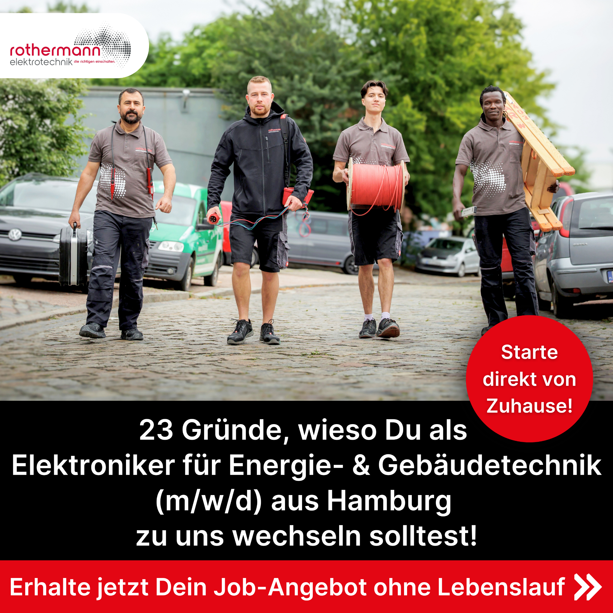 Candidate Flow Jobs: Elektro Facebook ad