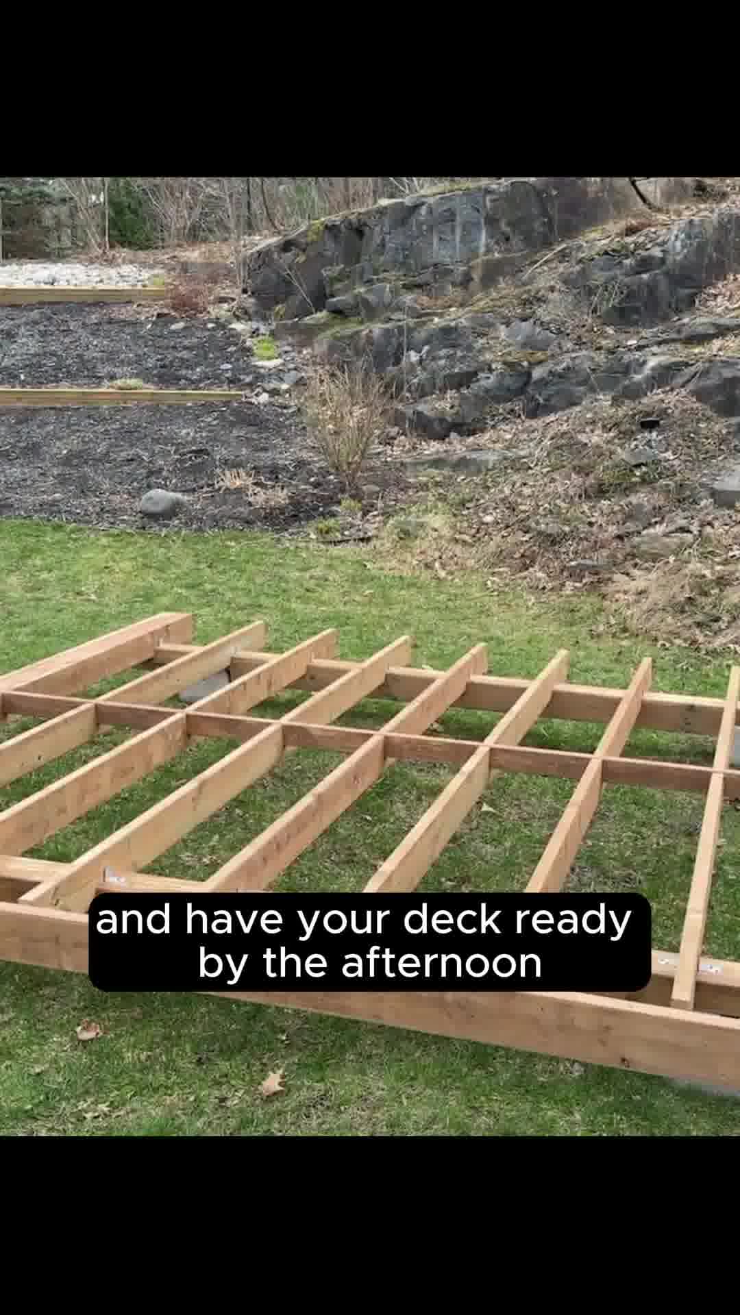 A-DIY Facebook ad: Discover A-DIY's Easy Deck Solutions!