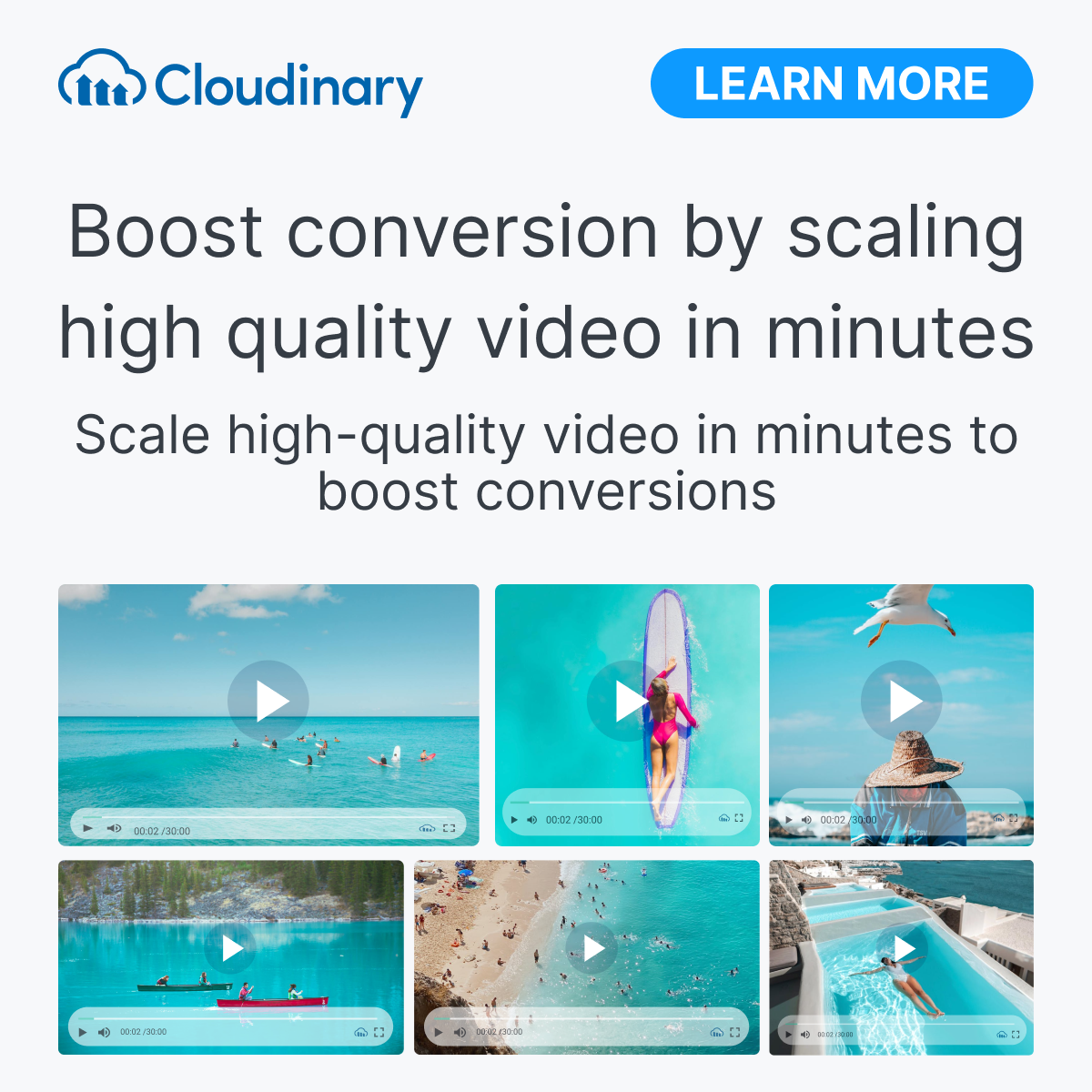 Cloudinary Facebook ad