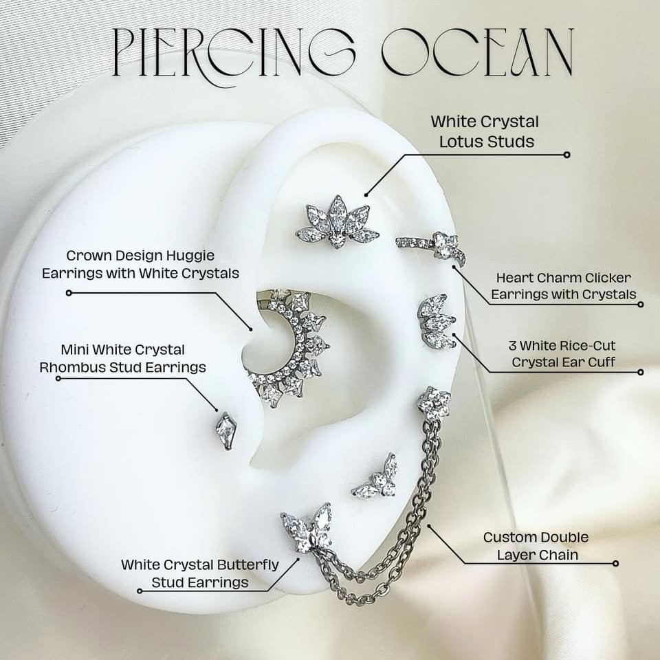 Piercing Ocean Facebook ad: Giảm ngay 20% cho khuyên Titanium khi xỏ…