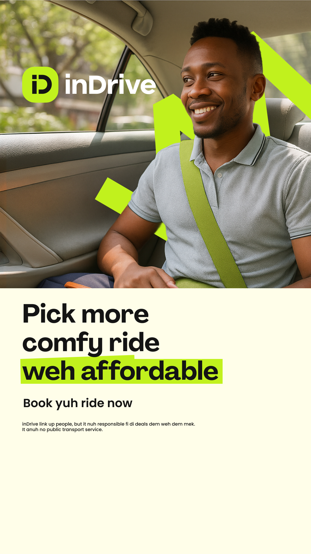 inDrive Facebook ad from Mar 6, 2026