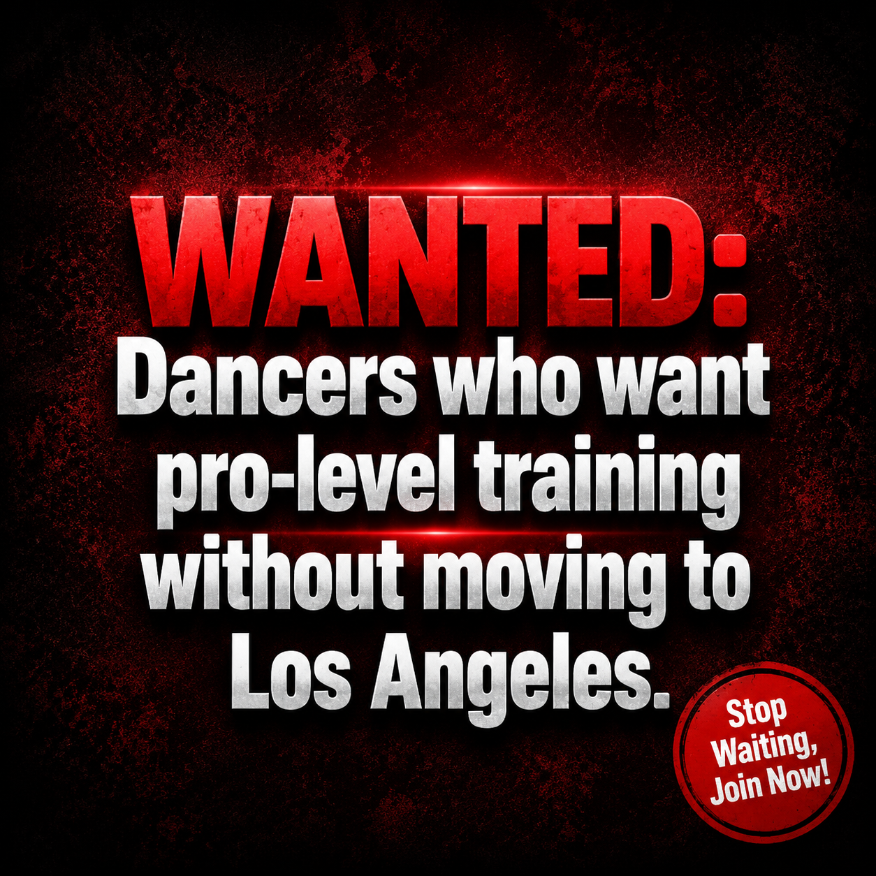 Skool Facebook ad: Learn Choreography at Your Own Pace