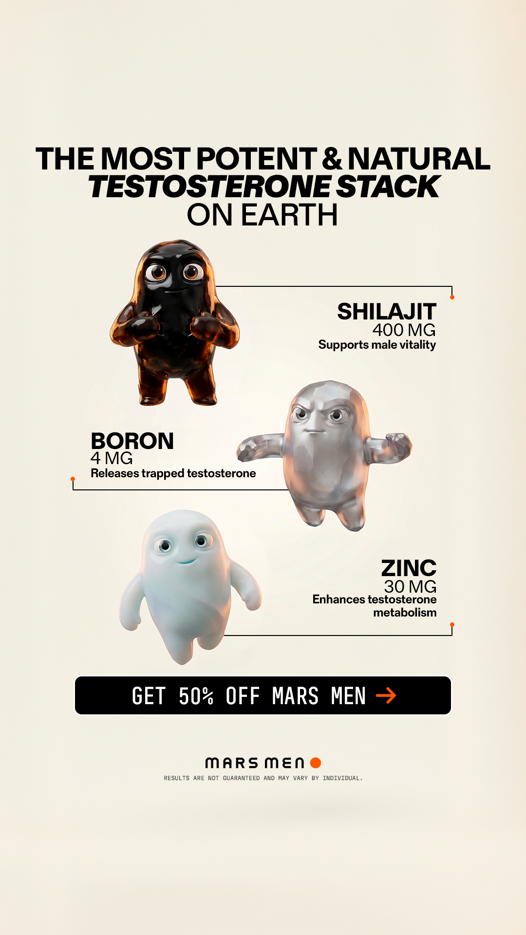 Mars Men Facebook ad