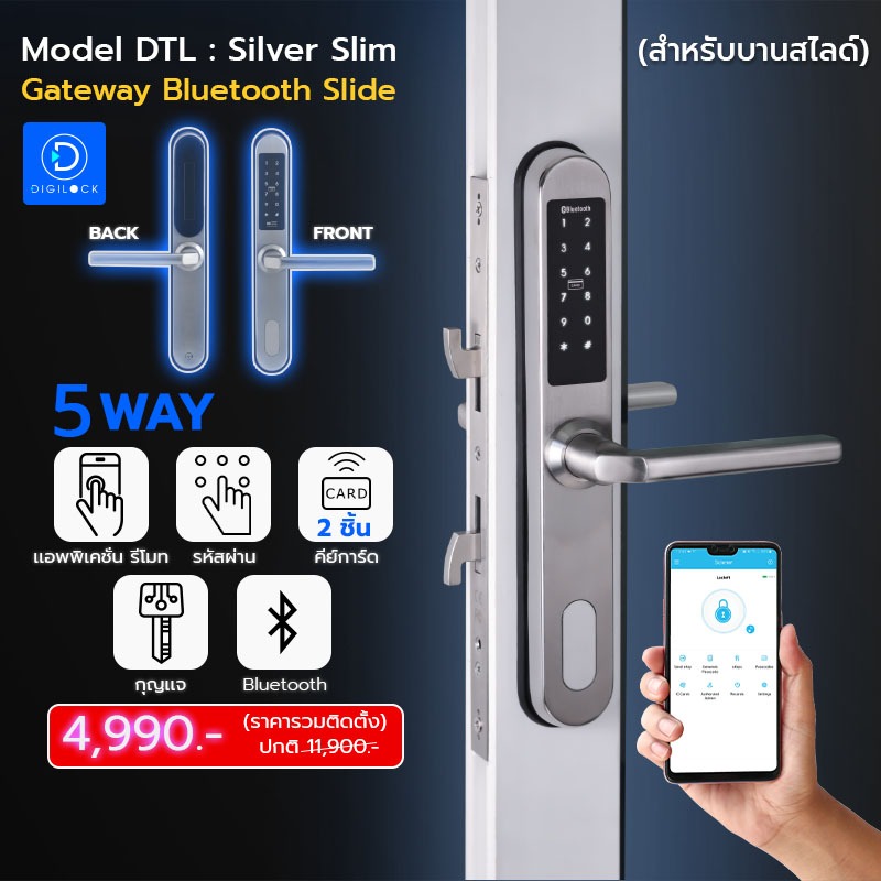 Digital Door Lock กลอนประตูดิจิตอลอัจฉริยะ by Digilock Facebook ad