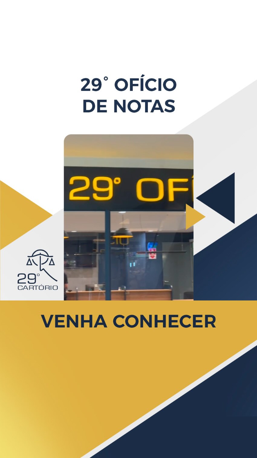 29º Ofício de Notas - Jacarepaguá /RJ Facebook ad: Simplicidade e Eficiência no Cartório 29