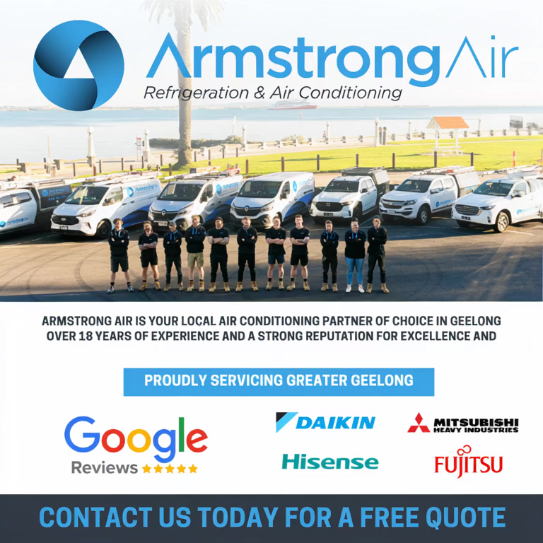 Armstrong Air Facebook ad: Geelong Air Conditioning Specialists