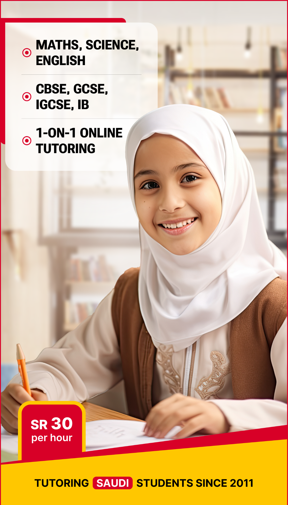 Jaya's Academy Facebook ad