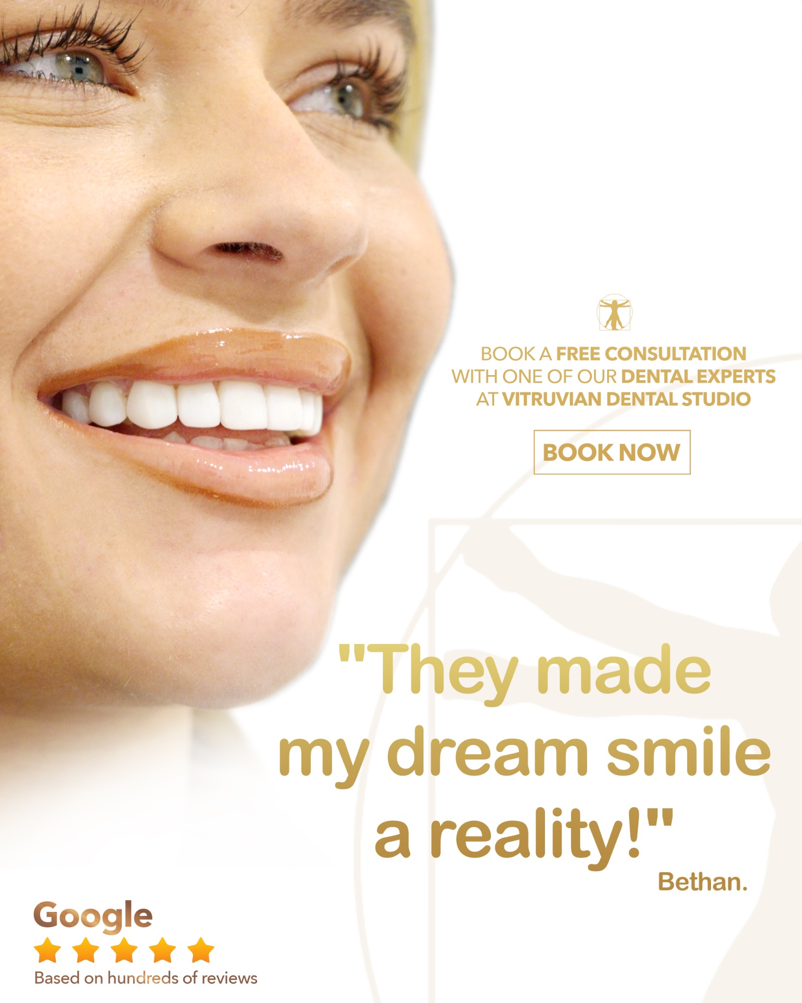 Vitruvian Cosmetic Dentistry and Implant Studio Facebook ad