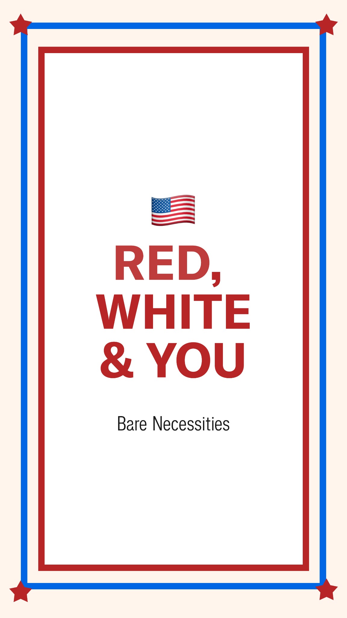 BARE NECESSITIES Facebook ad