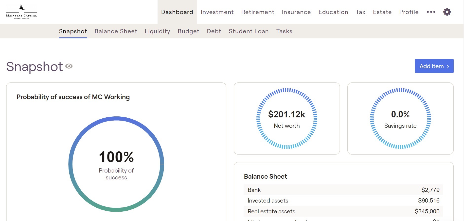 Mainstay Capital Facebook ad from Jul 6, 2023