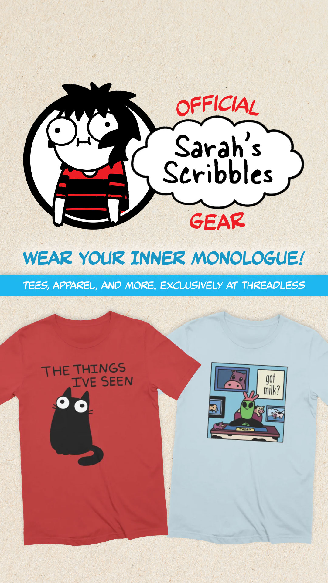 Sarah's Scribbles Facebook ad
