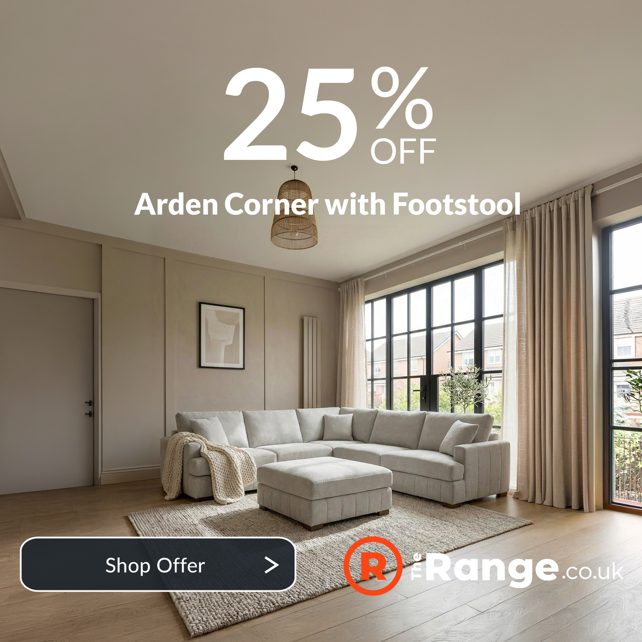 The Range Facebook ad: 25% For A Limited Time