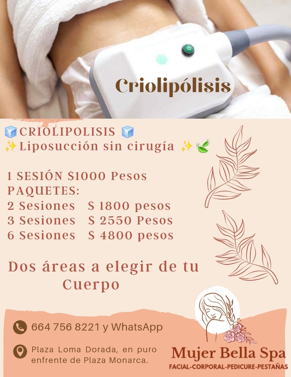 Mujer Bella Spa Facebook ad