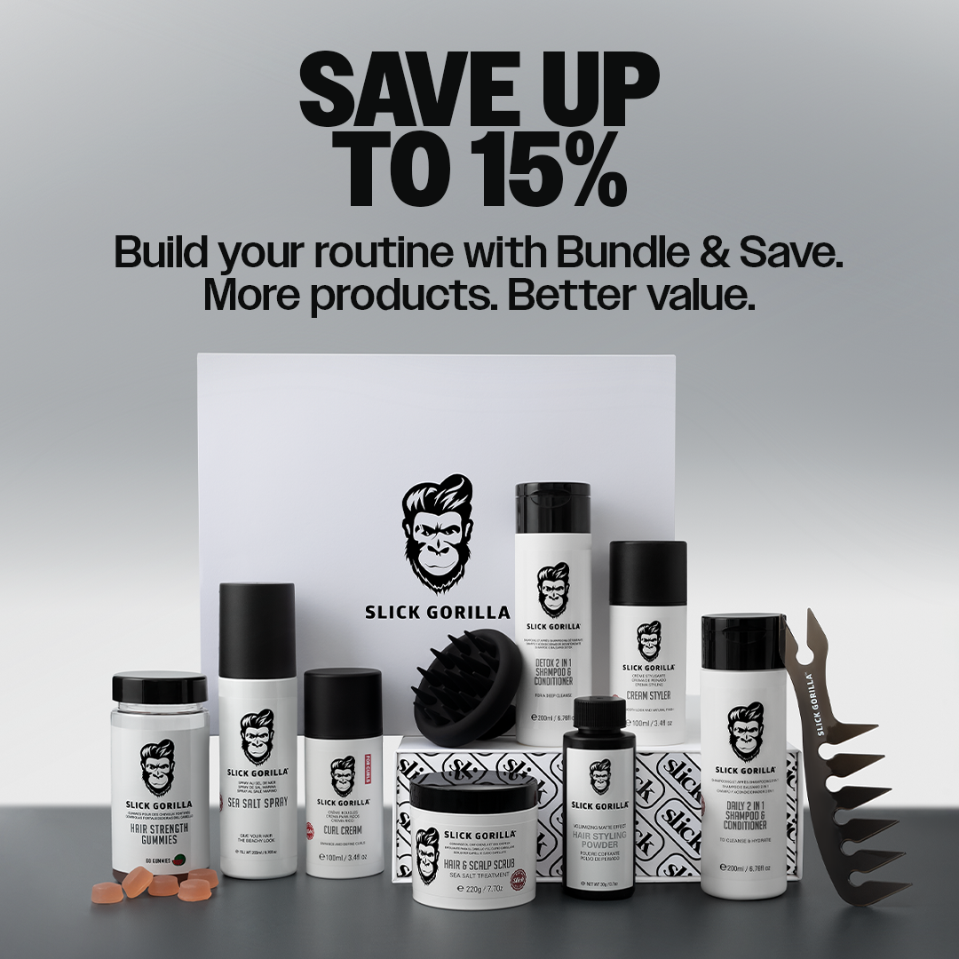 Slick Gorilla Facebook ad: Build Your Routine & Save 15%